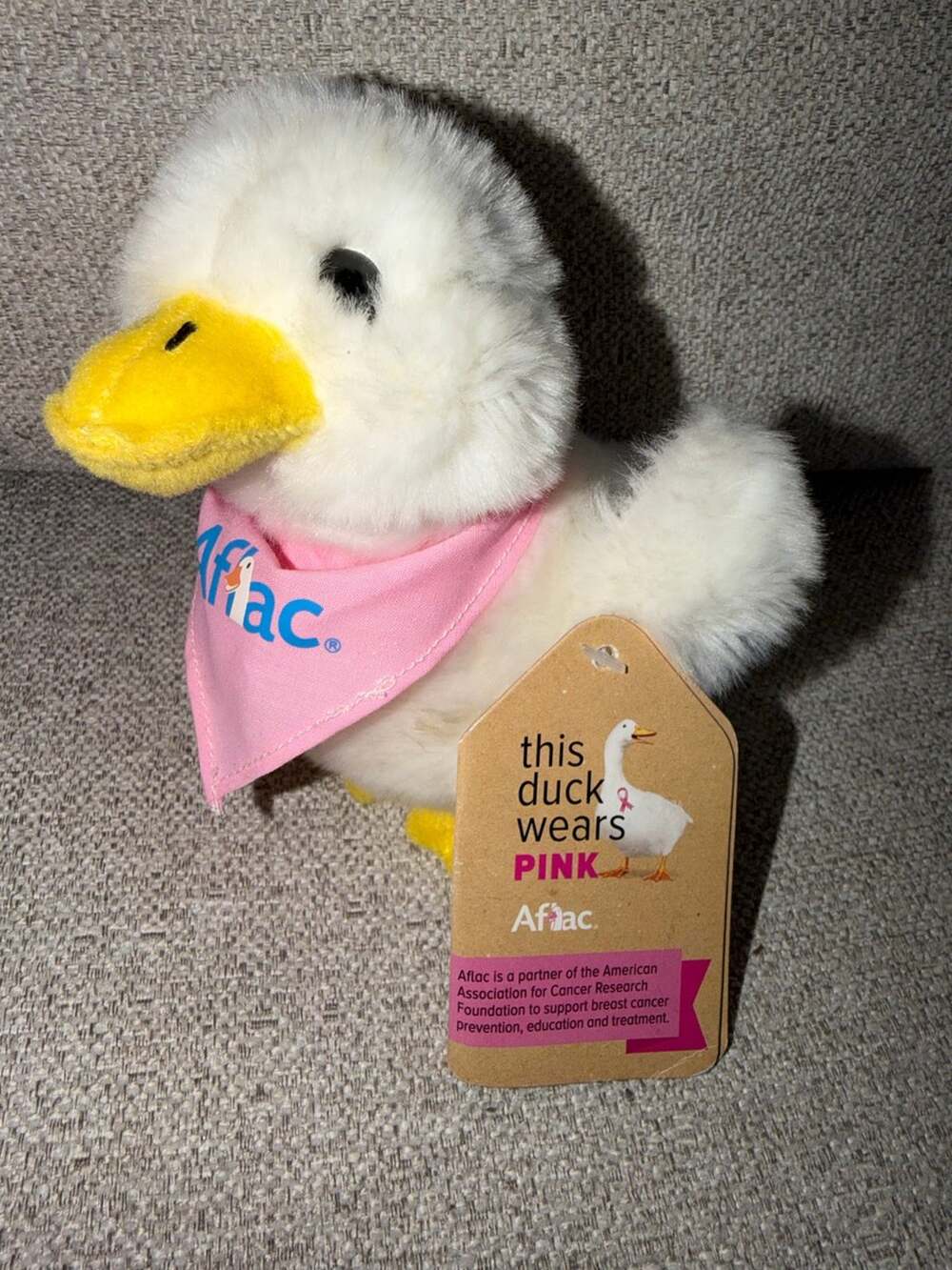 Aflac Breast Cancer Awareness Plush Duck